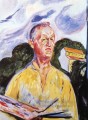 self portrait at ekely 1926 Edvard Munch